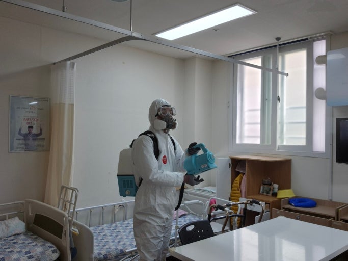 병원 베드소독2